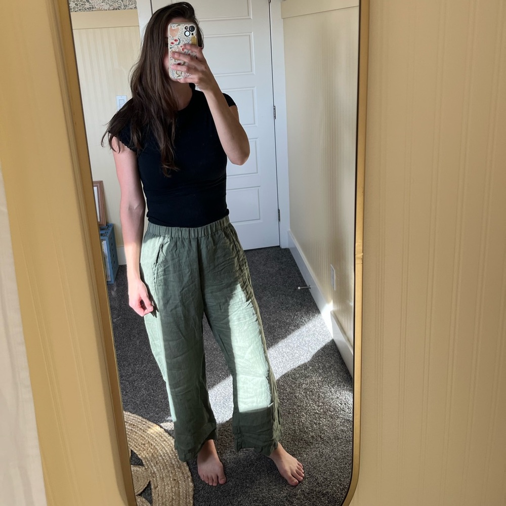 Velvet by Graham and Spencer XS Linen Pants